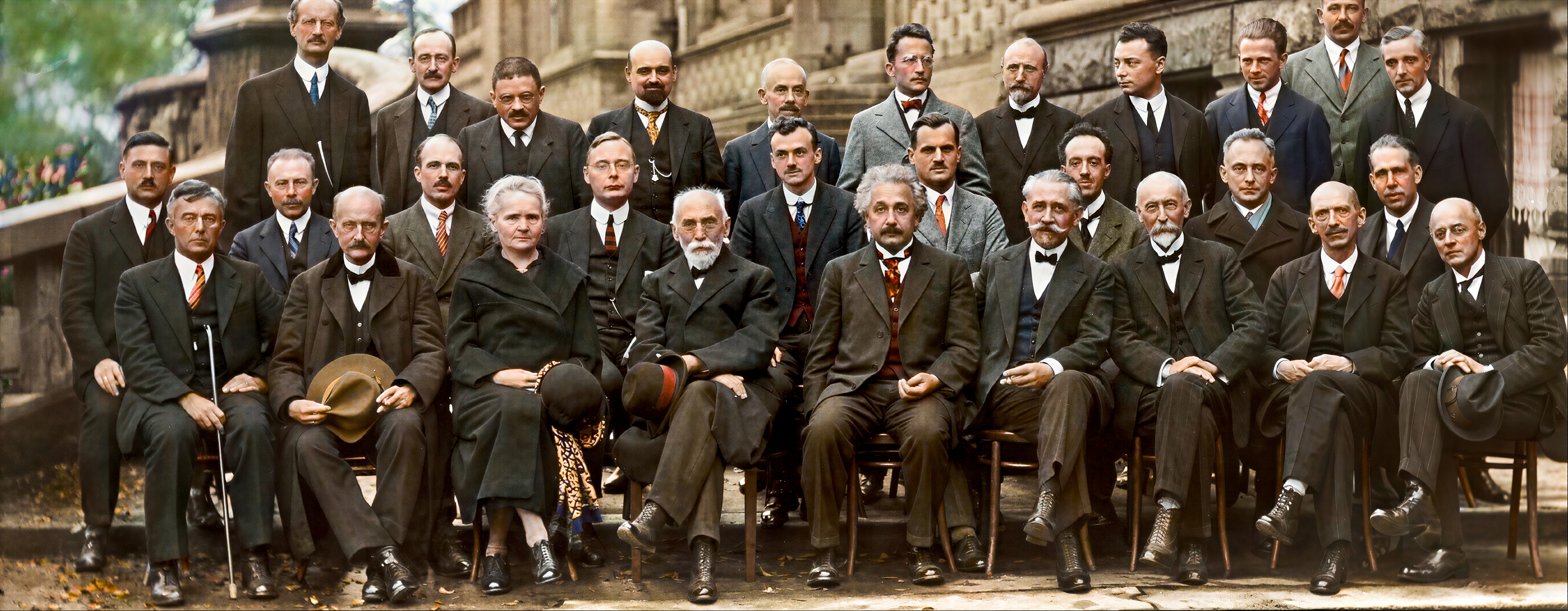 Restored & Colorized — 1927 Solvay Conference